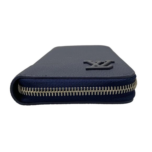 LOUIS VUITTON Zippy Wallet Vertical Rubber Marine LV Aerogram 800-071125 - Picture 4 of 11